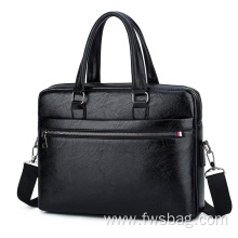 Wholesale And Customize Laptop Bag Fashion Business PU Leather Briefcase